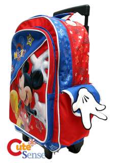Disney Mickey Mouse Roller Backpack/Bag:16 Large B L  