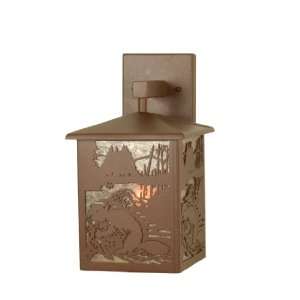 Tiffany 81498 Tarnished Copper Beaver at Work Rustic / Country Single 