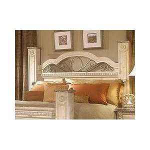 Seville Queen 4/6 5/0 Poster Headboard Posts In Wood/Granite Finish by 