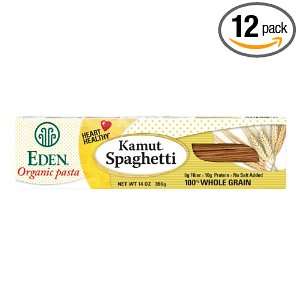 Eden Organic Kamut Spaghetti, 14 Ounce Boxes (Pack of 12)  