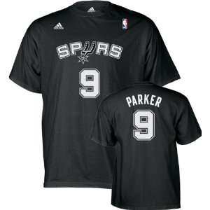  Tony Parker adidas Name and Number San Antonio Spurs T 