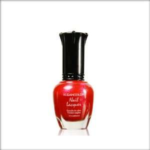  KleanColor Nail Polish Lacquer Show Stopping Red Top Coat 