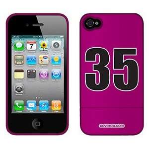  Number 35 on Verizon iPhone 4 Case by Coveroo  Players 