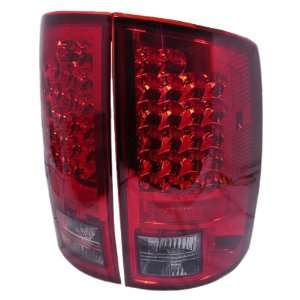    LED RC Red/Clear Medium LED Tail Light for Dodge Ram 02 05   Pair