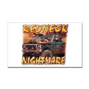   Rectangle) Redneck Nightmare Rebel Confederate Flag 