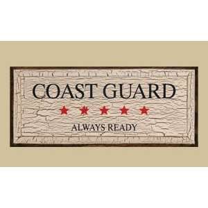   Gifts I1023CG Coast Guard Always Ready Sign Patio, Lawn & Garden