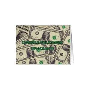 Congratulations Graduate Dollar Bill Collage Card
