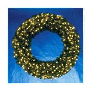  48 Pre Lit Vanderbilt Pine Artificial Christmas Wreath 