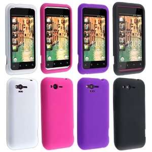   (Hot Pink, Purple, Clear White, Black): Cell Phones & Accessories