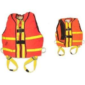  Construction Tux Vest Flotation Safety Harness, Medium 