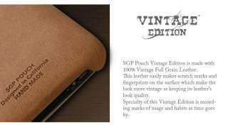SGP Case Genuine Leather Grip   Vintage Edition Brown for Apple iPhone 