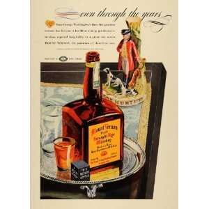  1937 Ad George Washington Mount Vernon Rye Whiskey Shot 