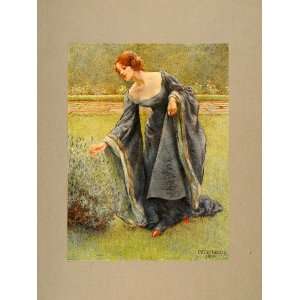  1905 Print Violetta Peter Leslie George Dunlop Lavender 