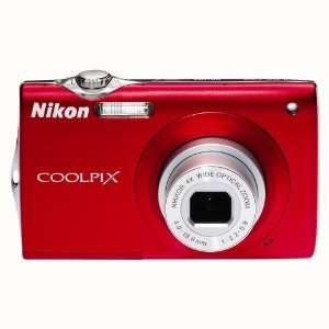  Nikon Coolpix S205 Digital Camera (Red)
