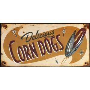  Corn Dogs   Poster by Matthew Labutte (24x12): Home 