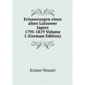   Jagers 1795 1819 Volume 1 (German Edition) Krimer Wenzel Books