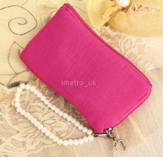 Fashion flower mobile phone handy MP4 /MP3 pouch bag case  