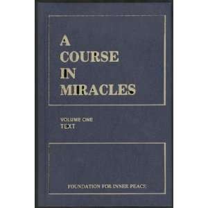  A Course In Miracles   Three Volume Set   Hardcover   1992 