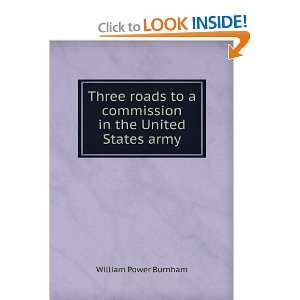   commission in the United States army: William Power Burnham: Books