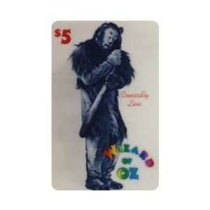  Collectible Phone Card $5. Cowardly Lion From Wizard of 