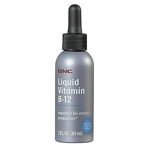  GNC Liquid Vitamin B 12, 2 fl oz