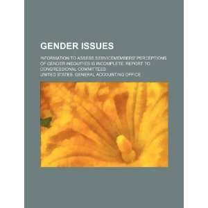  Gender issues information to assess servicemembers 