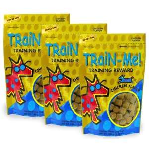  3 PACK Crazy Dog Train Me! Treats Chicken Flavor (10.56 oz 