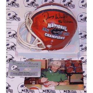  Danny Wuerffel   Riddell   Autographed Mini Helmet 