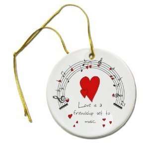  Creative Clam Love Music Valentines Day 2 7/8 Inch 
