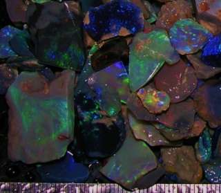 903.40CTS OF GEM QUALITY SOLID BLACK ROUGH & RUBBED OPAL FROM 
