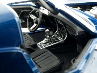1970 CHEVROLET CORVETTE BLUE 1:24 DIECAST MODEL CAR  