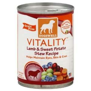 Dogswell Vitality Lamb & Sweet Potato Stew Canned Dog Food  