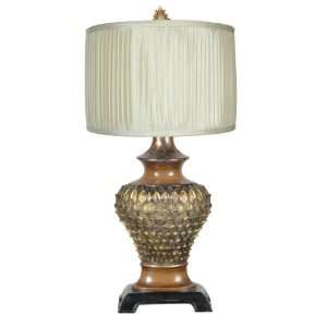  Crestview Wood & Gold Table Lamp CVAHP368: Home 