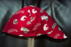 Welding Hat Made With Washington Cougers Fabric NEW  
