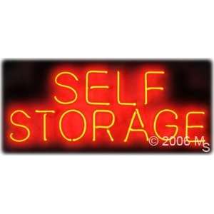 Neon Sign   Self Storage   Large 13 x 32  Grocery 