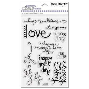   Perfectly Clear Polymer Stamps, Love Messages Arts, Crafts & Sewing