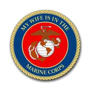  US Marine Pride My Wife is in the Marine Corps Decal 