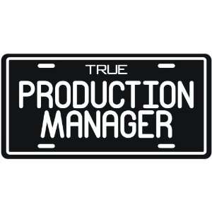  New  True Production Manager  License Plate Occupations 