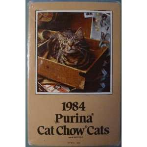  1984 Purina Cat Chow Cats Collectible Playing Cards 