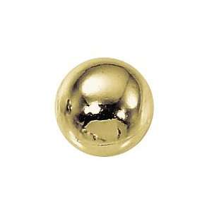  10mm Gold Plated Round Seamed Beads   Pack Of 10 Arts 