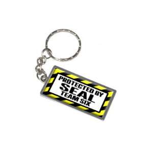  Protected by SEAL Team Six   New Keychain Ring Automotive