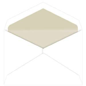  Inner Wedding Envelopes   Jumbo White Pearl Lined (50 Pack 