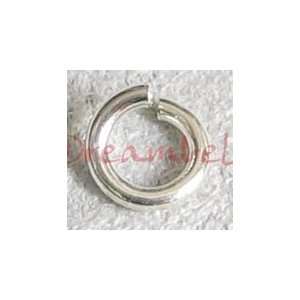   Silver Wire 6mm 18ga (18 Gauge) Round Open Jump Rings