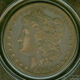 1893 S Silver $1 PCGS Fine 15 Morgan Dollar Rare  