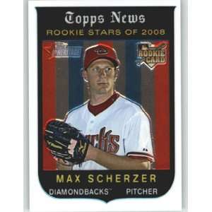  2008 Topps Heritage Chrome #C298 Max Scherzer   Arizona 