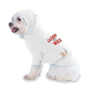 CATERERS gone WILD Hooded (Hoody) T Shirt with pocket for your Dog or 