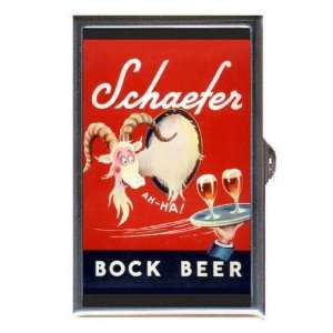  Schaefer Bock Beer Vintage Ad Coin, Mint or Pill Box Made 