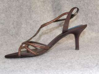   Lourdes II Womens Strappy Dress Sandel Heel Shoe 9.5 10 10.5 11  
