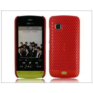  Net Hard Back Case Cover for Nokia C5 C5 03 Red 