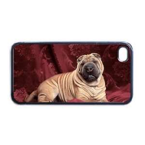  Shar pei puppy Apple RUBBER iPhone 4 or 4s Case / Cover 